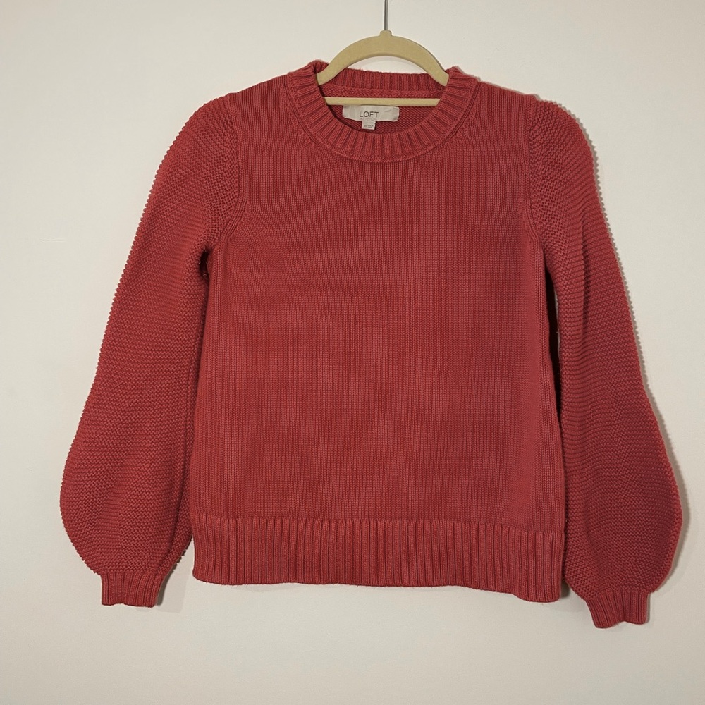 Loft sweater with bell sleeves